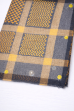 ⁦شال بصراوي كحلي ذهبي⁩ - الصورة ⁦2⁩