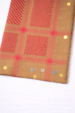 ⁦شال بصراوي بني غامق⁩ - الصورة ⁦2⁩